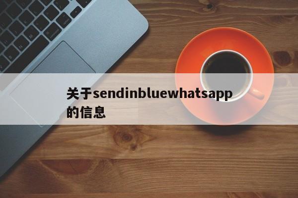 关于sendinbluewhatsapp的信息