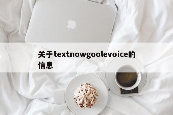 关于textnowgoolevoice的信息