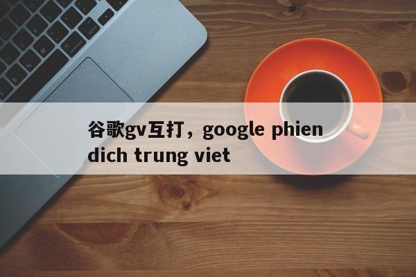谷歌gv互打,google phien dich trung viet