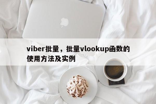 viber批量,批量vlookup函数的使用方法及实例