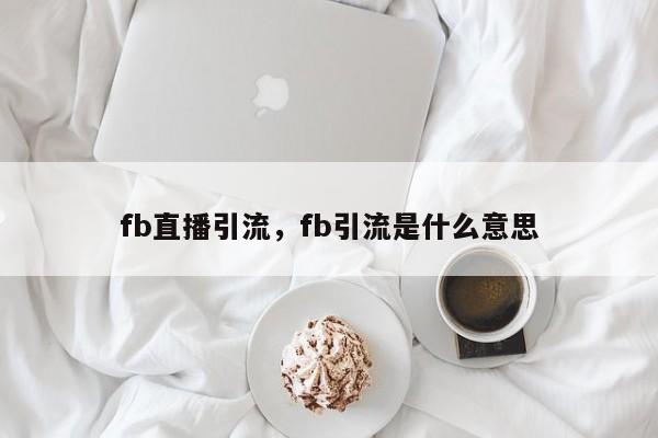 fb直播引流,fb引流是什么意思