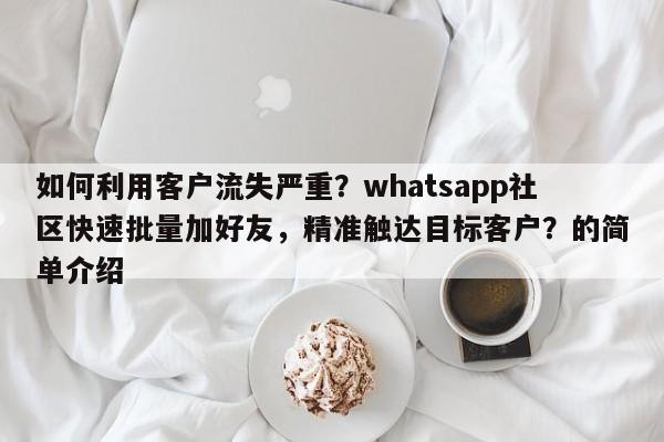 如何利用客户流失严重？whatsapp社区快速批量加好友，精准触达目标客户？的简单介绍