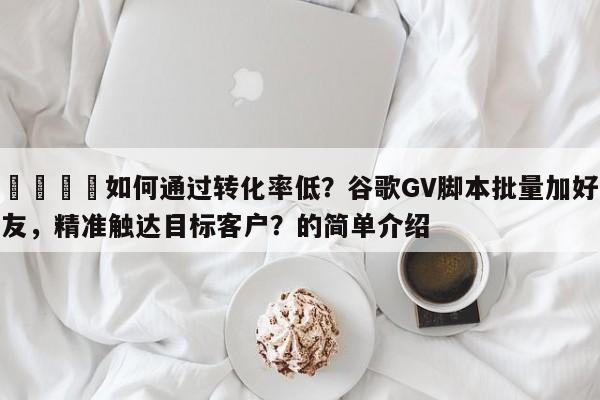 📈如何通过转化率低？谷歌GV脚本批量加好友，精准触达目标客户？的简单介绍