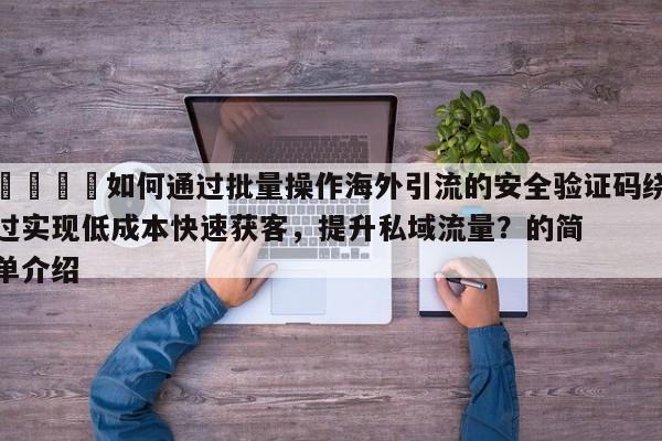 🎯如何通过批量操作海外引流的安全验证码绕过实现低成本快速获客，提升私域流量？的简单介绍