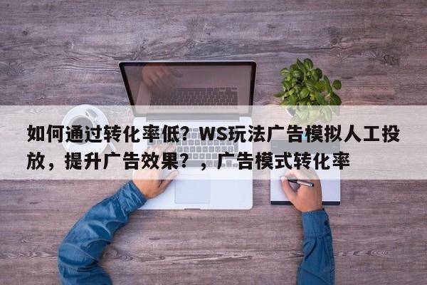 如何通过转化率低？WS玩法广告模拟人工投放，提升广告效果？，广告模式转化率