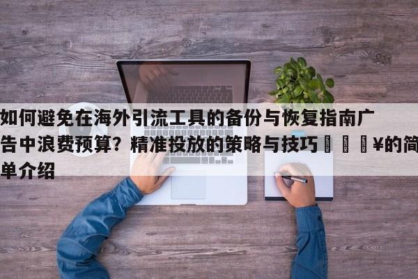 如何避免在海外引流工具的备份与恢复指南广告中浪费预算?精准投放的策略与技巧💥的简单介绍