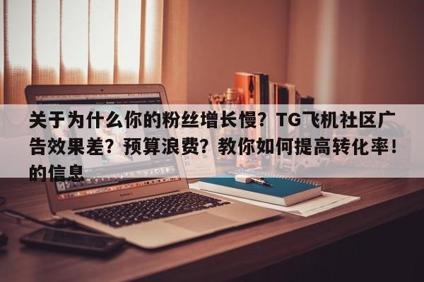 关于为什么你的粉丝增长慢？TG飞机社区广告效果差？预算浪费？教你如何提高转化率！的信息