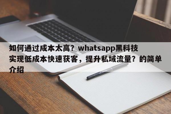 如何通过成本太高？whatsapp黑科技实现低成本快速获客，提升私域流量？的简单介绍