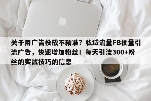 关于用广告投放不精准？私域流量FB批量引流广告，快速增加粉丝！每天引流300+粉丝的实战技巧的信息