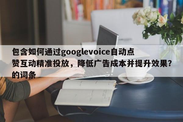 包含如何通过googlevoice自动点赞互动精准投放，降低广告成本并提升效果？的词条