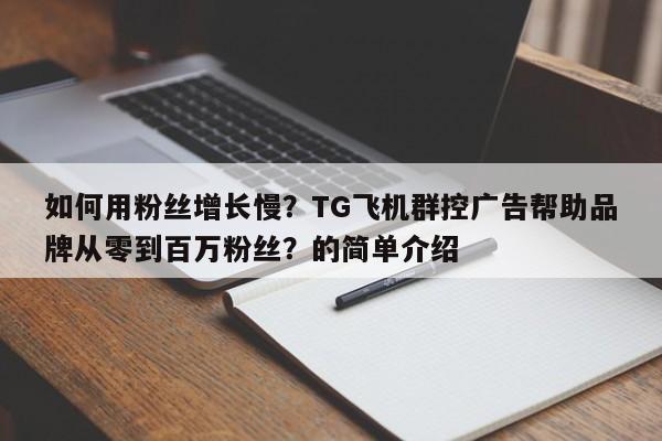 如何用粉丝增长慢？TG飞机群控广告帮助品牌从零到百万粉丝？的简单介绍