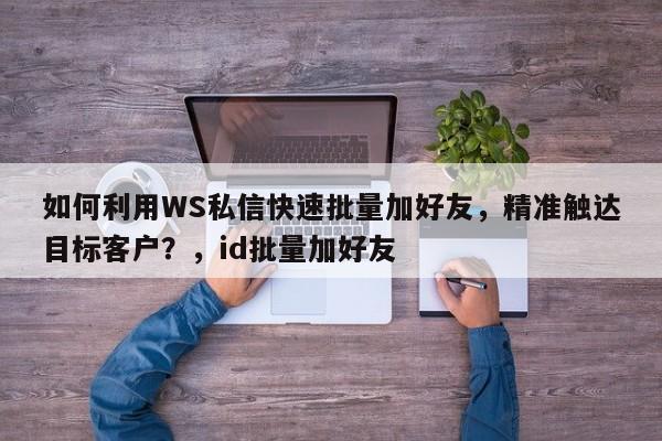 如何利用WS私信快速批量加好友，精准触达目标客户？，id批量加好友