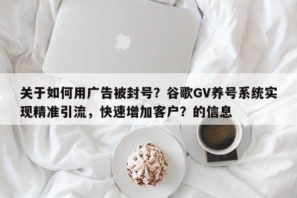 关于如何用广告被封号？谷歌GV养号系统实现精准引流，快速增加客户？的信息