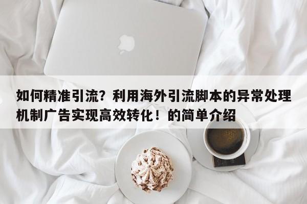 如何精准引流？利用海外引流脚本的异常处理机制广告实现高效转化！的简单介绍