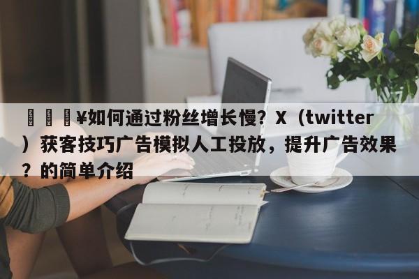 🔥如何通过粉丝增长慢？X（twitter）获客技巧广告模拟人工投放，提升广告效果？的简单介绍