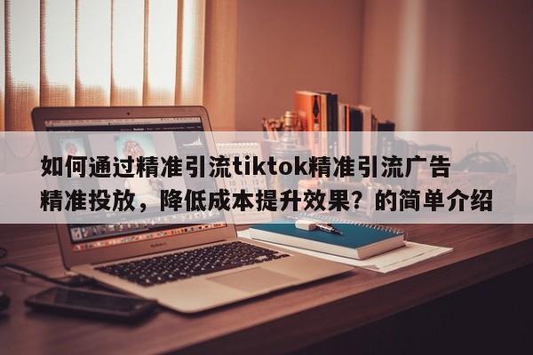 如何通过精准引流tiktok精准引流广告精准投放，降低成本提升效果？的简单介绍