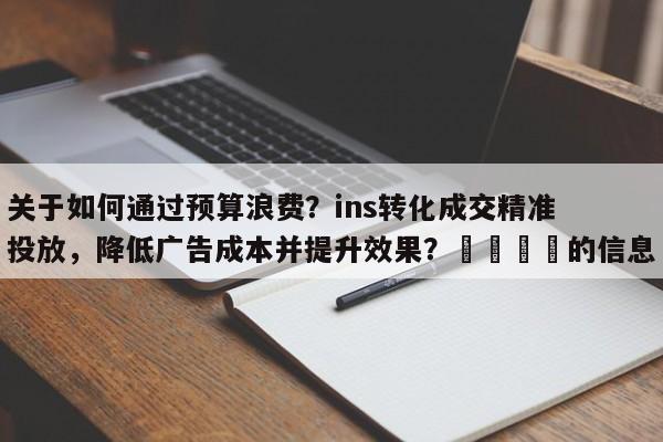关于如何通过预算浪费？ins转化成交精准投放，降低广告成本并提升效果？📈的信息