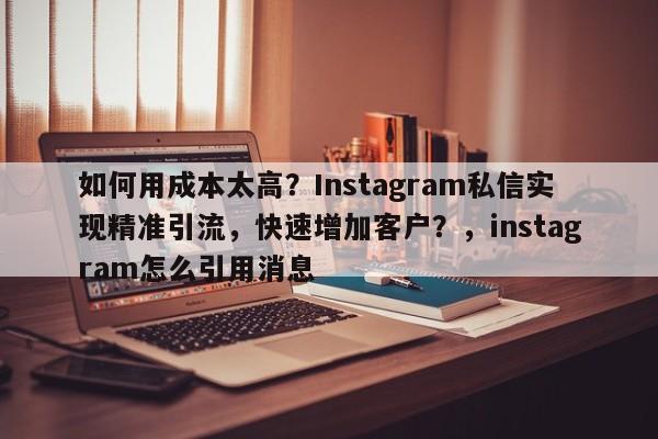 如何用成本太高？Instagram私信实现精准引流，快速增加客户？，instagram怎么引用消息