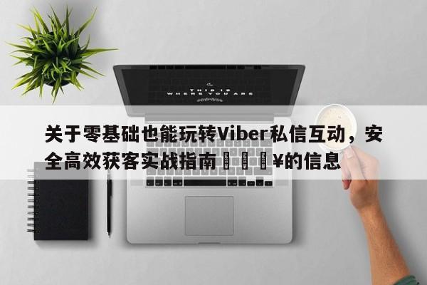 关于零基础也能玩转Viber私信互动，安全高效获客实战指南💥的信息