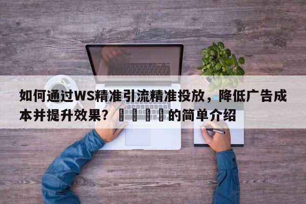如何通过WS精准引流精准投放，降低广告成本并提升效果？📈的简单介绍