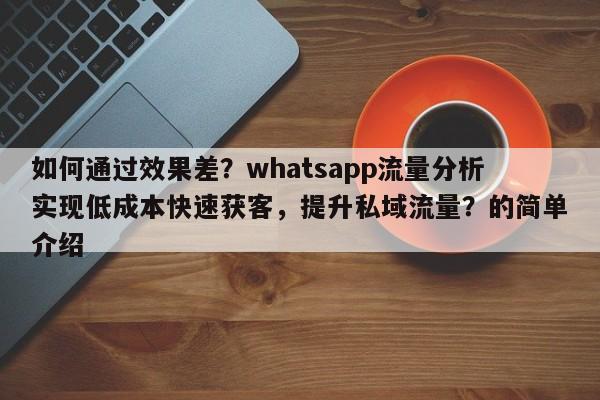 如何通过效果差？whatsapp流量分析实现低成本快速获客，提升私域流量？的简单介绍