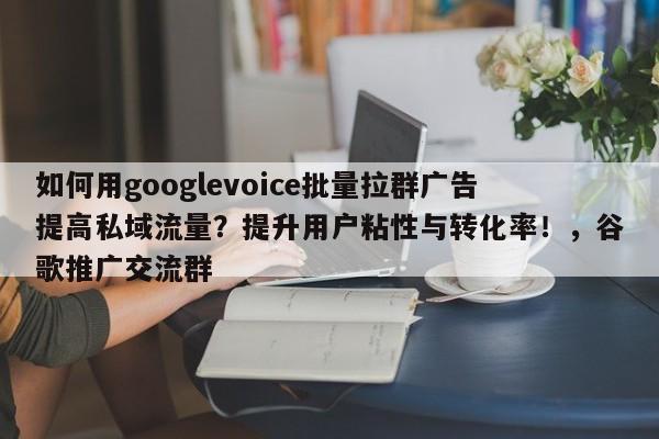 如何用googlevoice批量拉群广告提高私域流量？提升用户粘性与转化率！，谷歌推广交流群