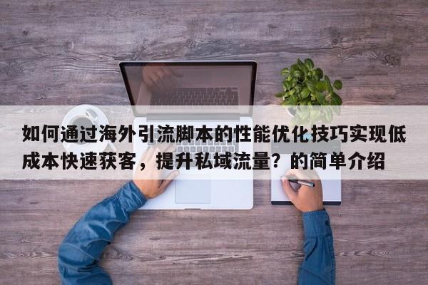 如何通过海外引流脚本的性能优化技巧实现低成本快速获客，提升私域流量？的简单介绍