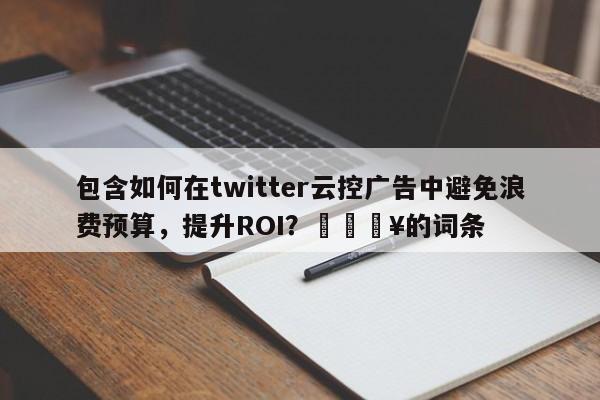 包含如何在twitter云控广告中避免浪费预算，提升ROI？💥的词条