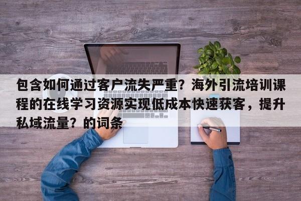 包含如何通过客户流失严重？海外引流培训课程的在线学习资源实现低成本快速获客，提升私域流量？的词条