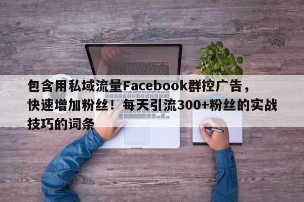 包含用私域流量Facebook群控广告，快速增加粉丝！每天引流300+粉丝的实战技巧的词条