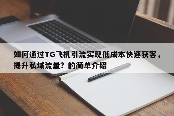 如何通过TG飞机引流实现低成本快速获客，提升私域流量？的简单介绍