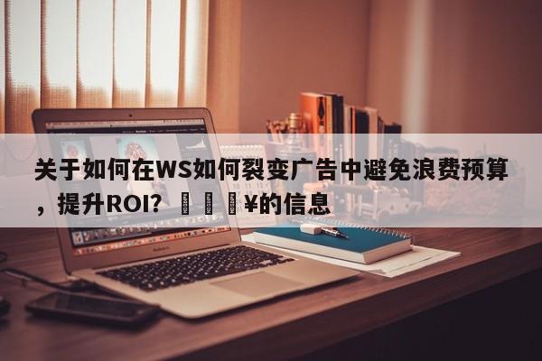 关于如何在WS如何裂变广告中避免浪费预算，提升ROI？🔥的信息
