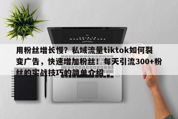 用粉丝增长慢？私域流量tiktok如何裂变广告，快速增加粉丝！每天引流300+粉丝的实战技巧的简单介绍