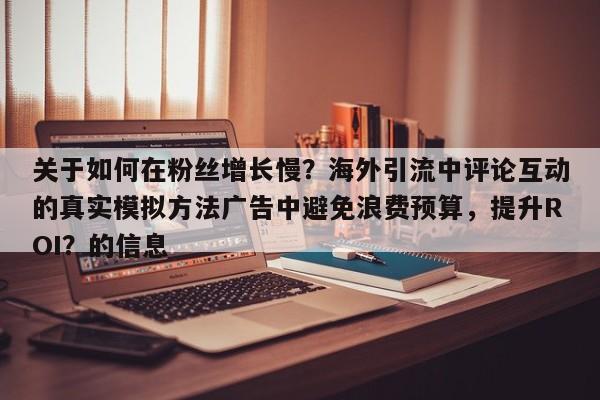 关于如何在粉丝增长慢？海外引流中评论互动的真实模拟方法广告中避免浪费预算，提升ROI？的信息