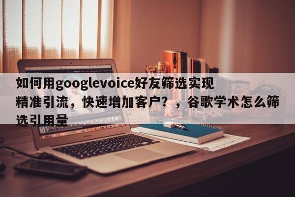 如何用googlevoice好友筛选实现精准引流，快速增加客户？，谷歌学术怎么筛选引用量
