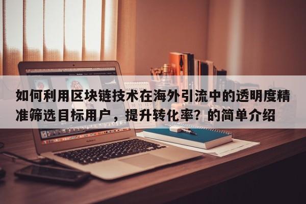 如何利用区块链技术在海外引流中的透明度精准筛选目标用户，提升转化率？的简单介绍