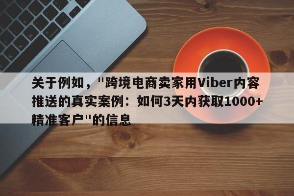 关于例如，"跨境电商卖家用Viber内容推送的真实案例：如何3天内获取1000+精准客户"的信息