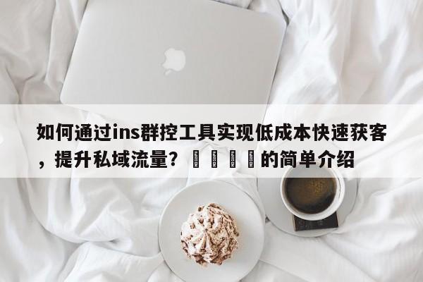 如何通过ins群控工具实现低成本快速获客，提升私域流量？📈的简单介绍