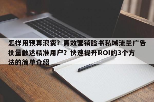 怎样用预算浪费?高效营销脸书私域流量广告批量触达精准用户?快速提升ROI的3个方法的简单介绍