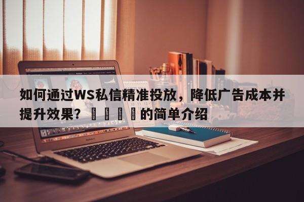 如何通过WS私信精准投放，降低广告成本并提升效果？📣的简单介绍