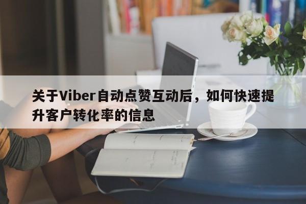 关于Viber自动点赞互动后，如何快速提升客户转化率的信息