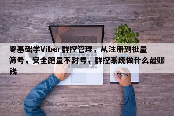 零基础学Viber群控管理，从注册到批量筛号，安全跑量不封号，群控系统做什么最赚钱