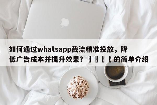 如何通过whatsapp截流精准投放，降低广告成本并提升效果？📌的简单介绍