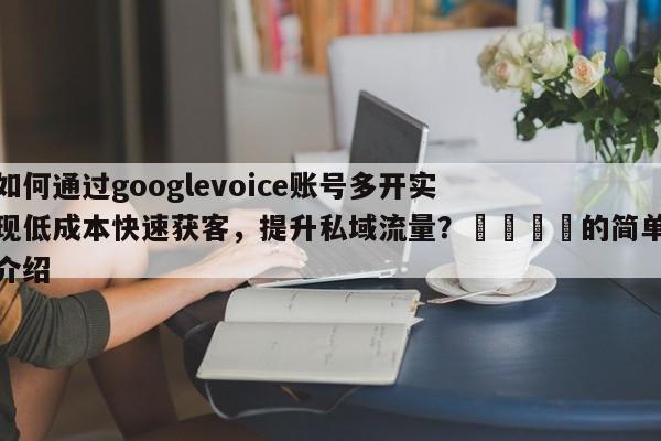 如何通过googlevoice账号多开实现低成本快速获客，提升私域流量？📈的简单介绍