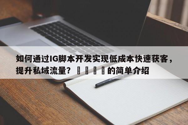 如何通过IG脚本开发实现低成本快速获客，提升私域流量？📣的简单介绍
