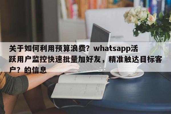 关于如何利用预算浪费？whatsapp活跃用户监控快速批量加好友，精准触达目标客户？的信息