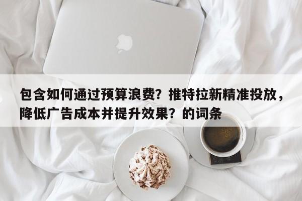 包含如何通过预算浪费？推特拉新精准投放，降低广告成本并提升效果？的词条