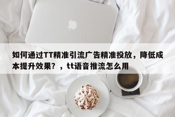 如何通过TT精准引流广告精准投放，降低成本提升效果？，tt语音推流怎么用