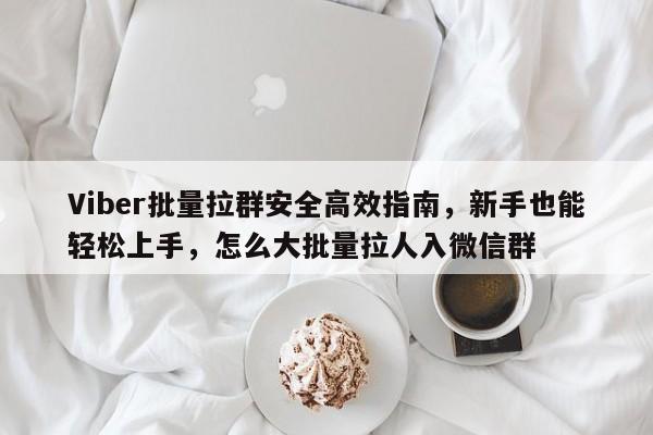 Viber批量拉群安全高效指南，新手也能轻松上手，怎么大批量拉人入微信群