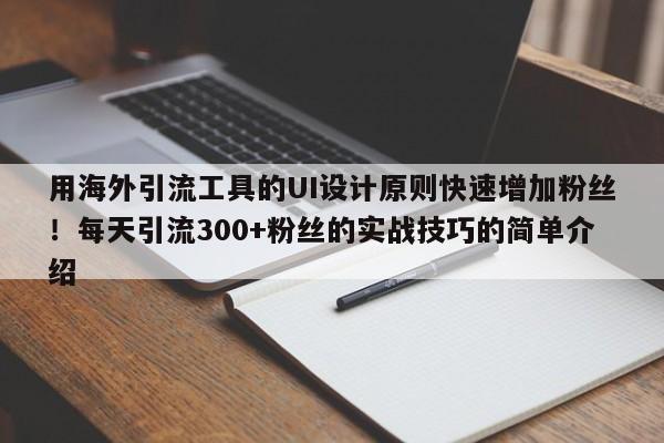 用海外引流工具的UI设计原则快速增加粉丝!每天引流300+粉丝的实战技巧的简单介绍